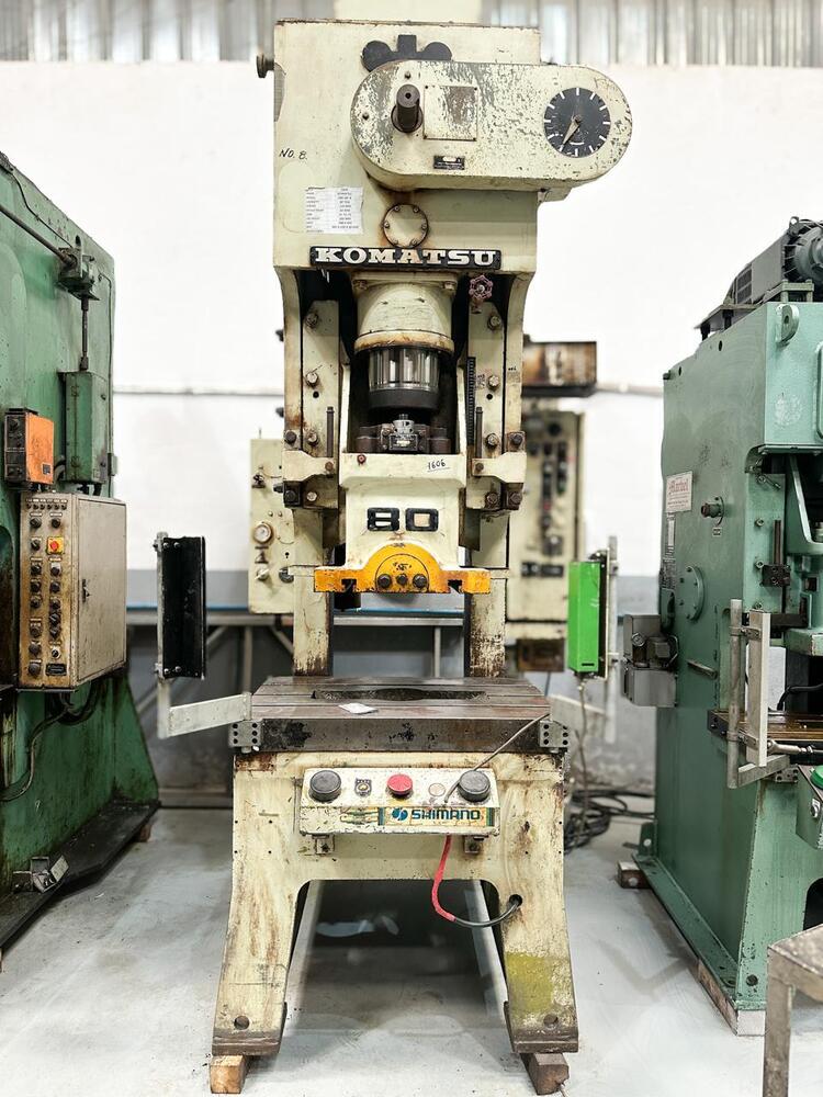 1606 KOMATSU C FRAME SINGLE CRANK PRESS