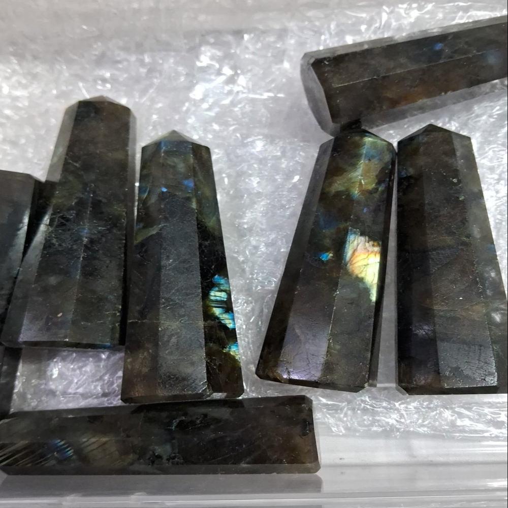 Labradorite crystal  Tower