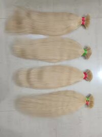 613 Blonde Color  Bone Straight Hair Remy Human Hair Weave Bundles