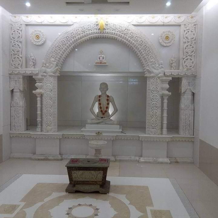Jain Marble Vedi - Color: White