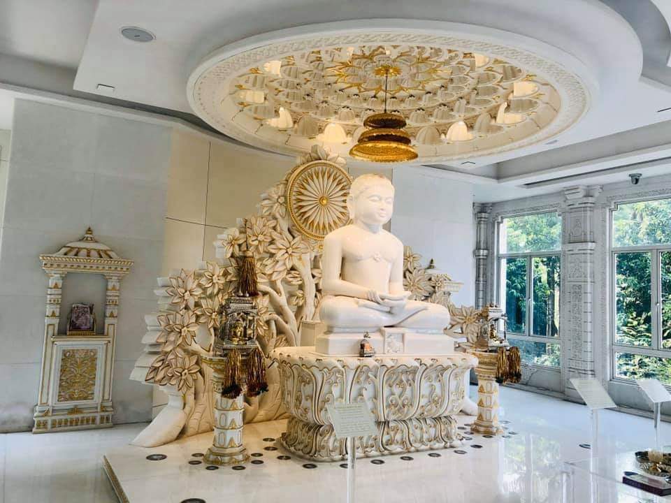 Jain Marble Vedi - Color: White