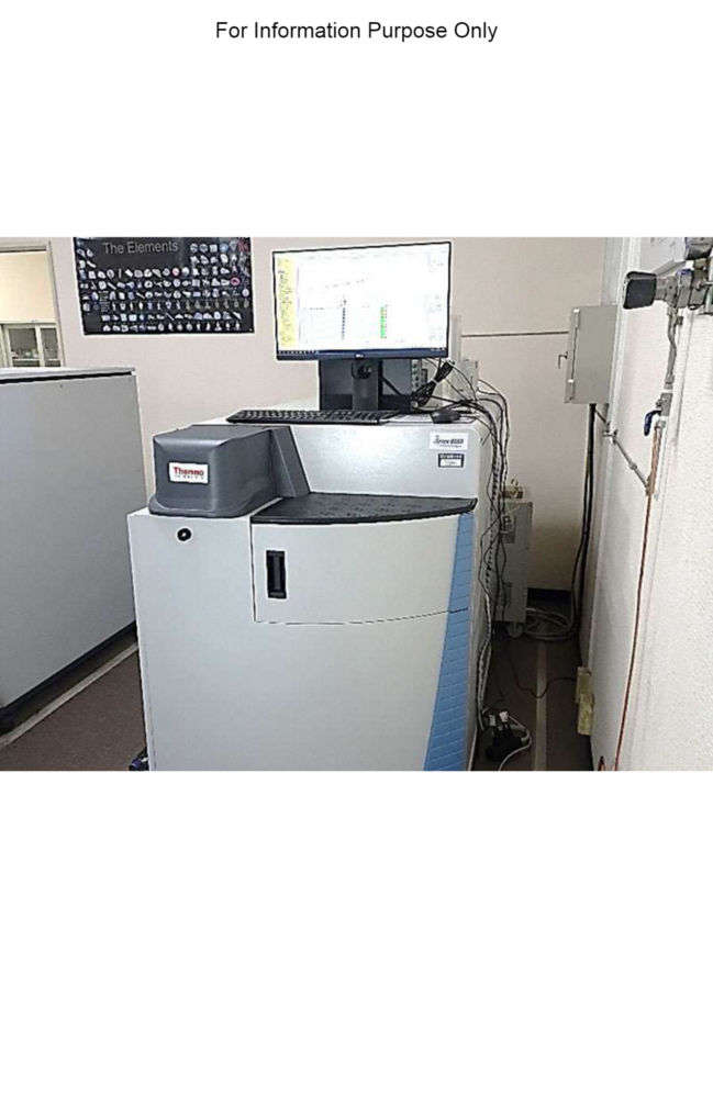 Thermo Fisher Arl iSpark Optical Emission Spectrometer