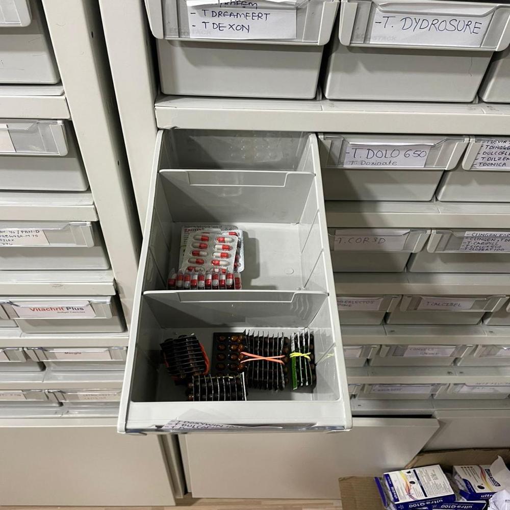 Pharmaceutical Medicine Bin