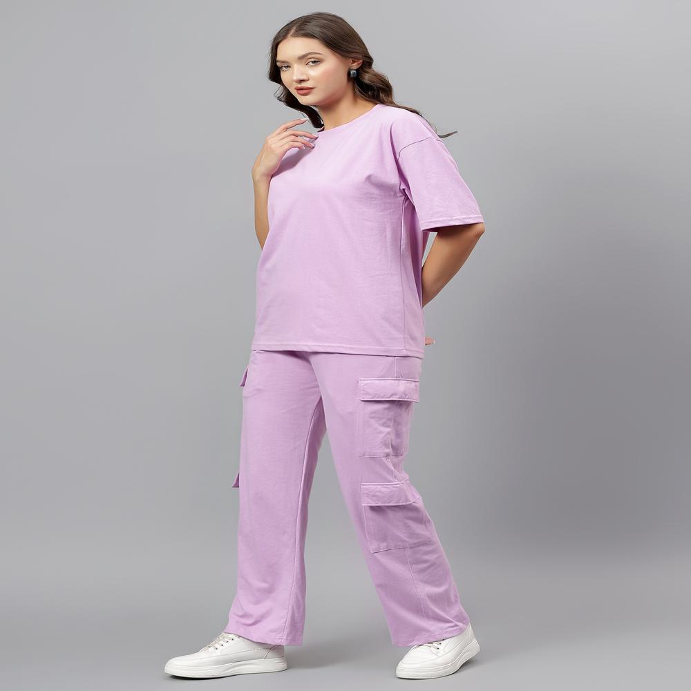 Women Code Set Tshirt with Cargo pajyama