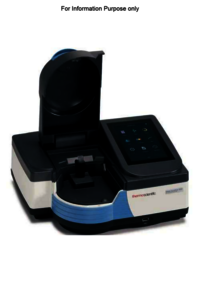 Thermo fisher GENESYS 30/40/50/180 Visible Spectrophotometer