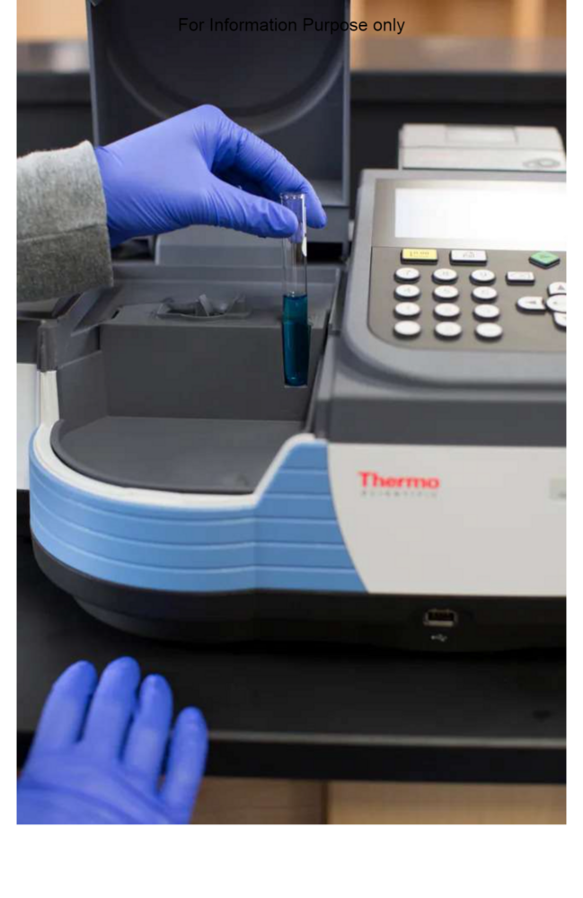 Thermo fisher GENESYS 30/40/50/180 Visible Spectrophotometer