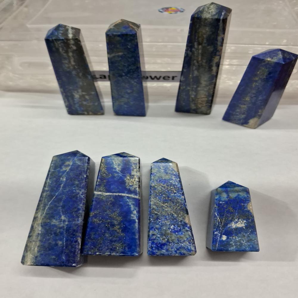 Natural Lapis Crystal Tower