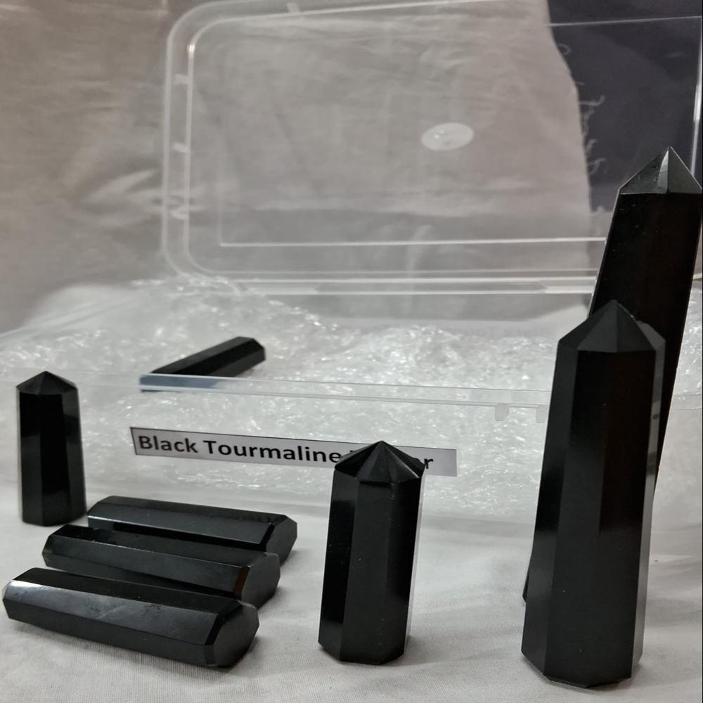 Black Tourmaline Crystal Tower