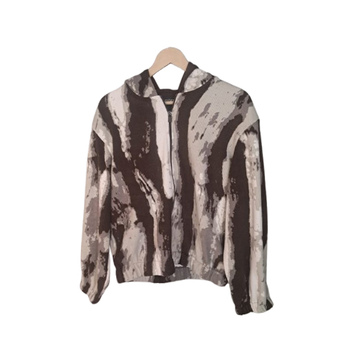 Full Sleeve Printed Ladies Jacket - Color: Multicolor