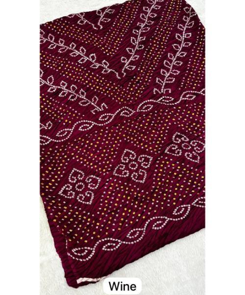 Designer bandhani saree