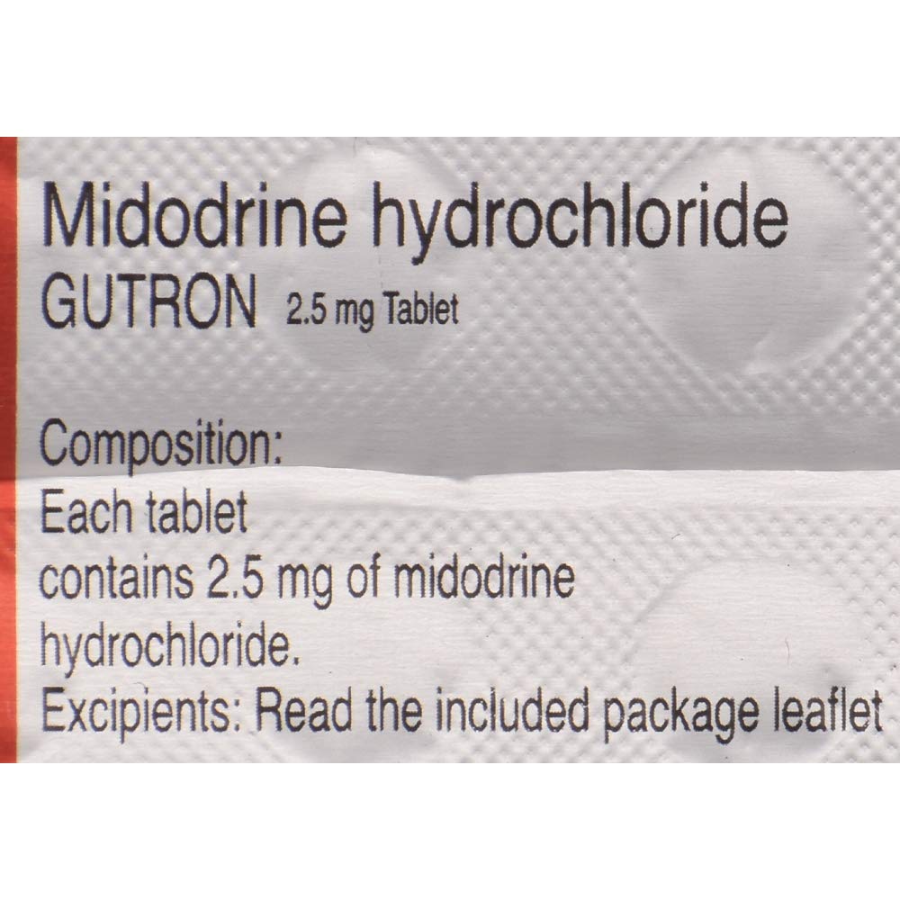 Gutron Midodrine Tablet 2.5mg  