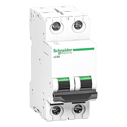 A9N2P16Cgn 2P 16A Miniature Circuit Breaker - Color: White