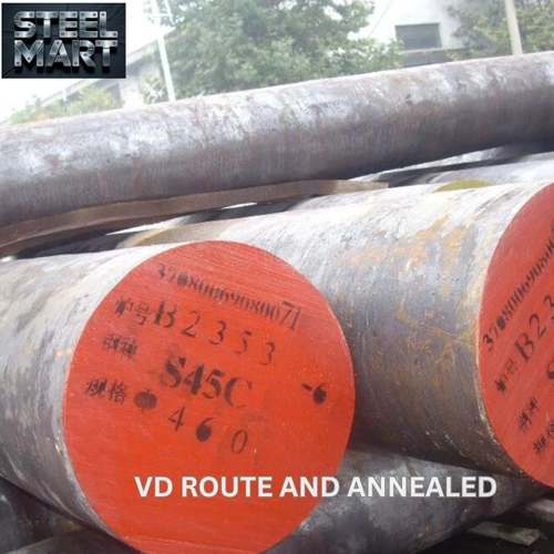 EN24 VD Route And Annealed Heavy Duty Forged Round Bar