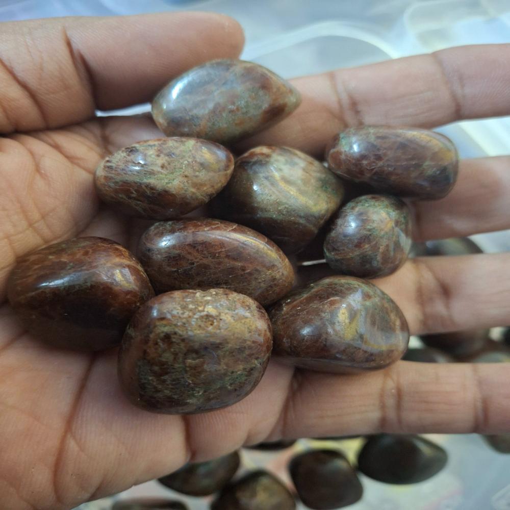 Natural Garnet Tumbled Stone