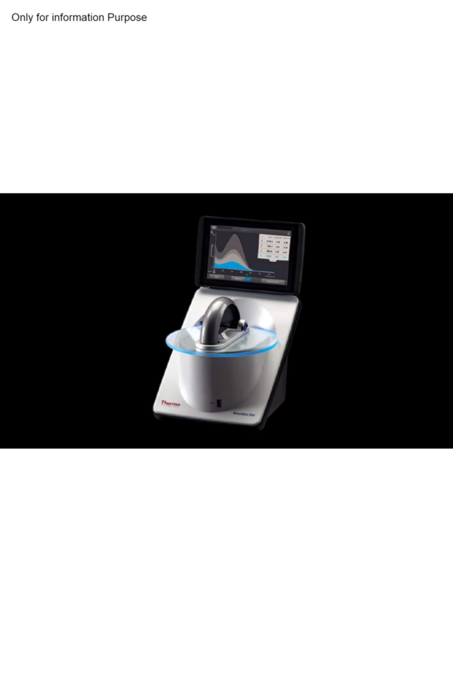 Thermo Fisher Nanodrop Product Family Selection Guide - Dimension (L*w*h): 20*25*15 Cm Centimeter (Cm)