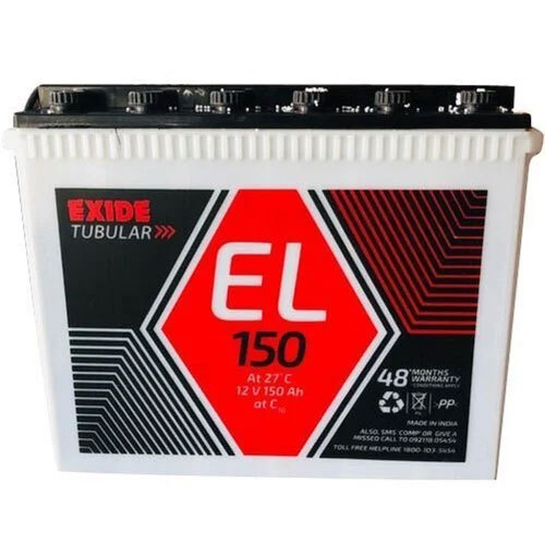 40 Ah Exide Tubular Battery - Nominal Voltage: 12 Volt (V)