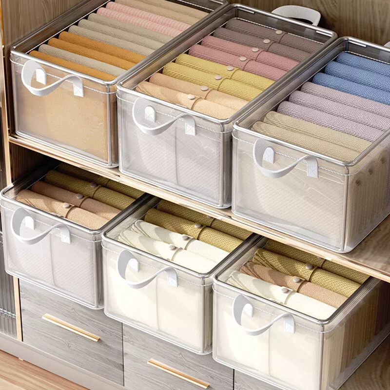 PVC TRANSPARENT STORAGE BASKET