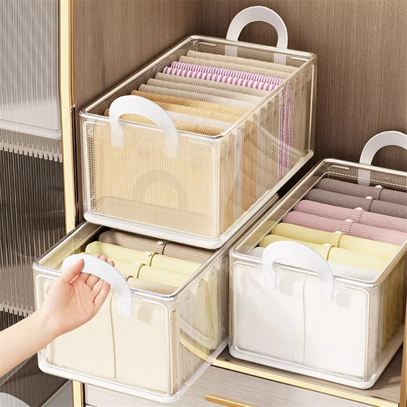 PVC TRANSPARENT STORAGE BASKET