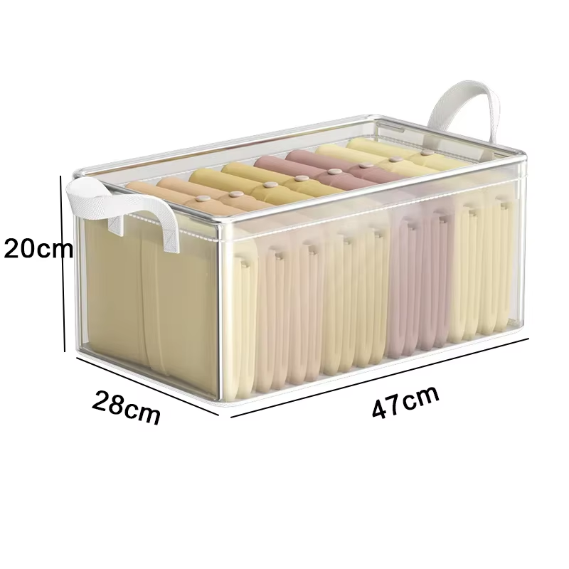 PVC TRANSPARENT STORAGE BASKET