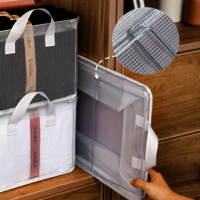 PVC TRANSPARENT STORAGE BASKET