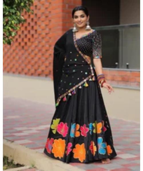 Printed Navratri Designer Chaniya Choli