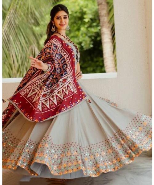 Printed Navratri Designer Chaniya Choli