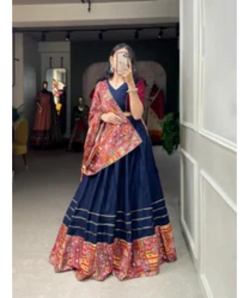 Printed Navratri Designer Chaniya Choli