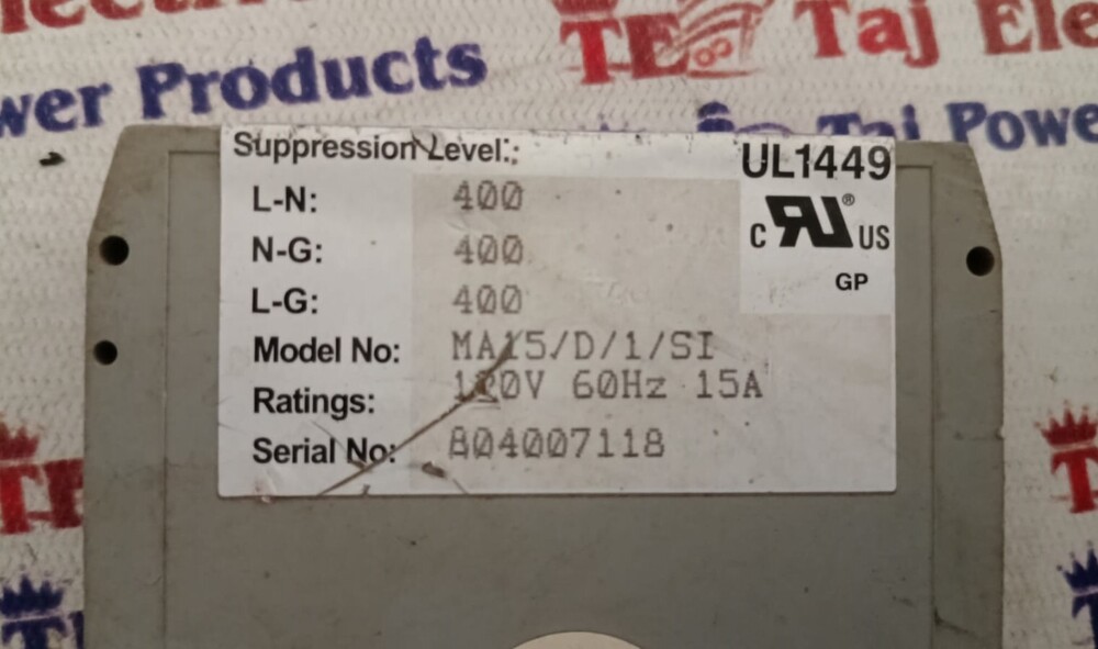 MTL MA15/D/1/SI POWER PROTECTED