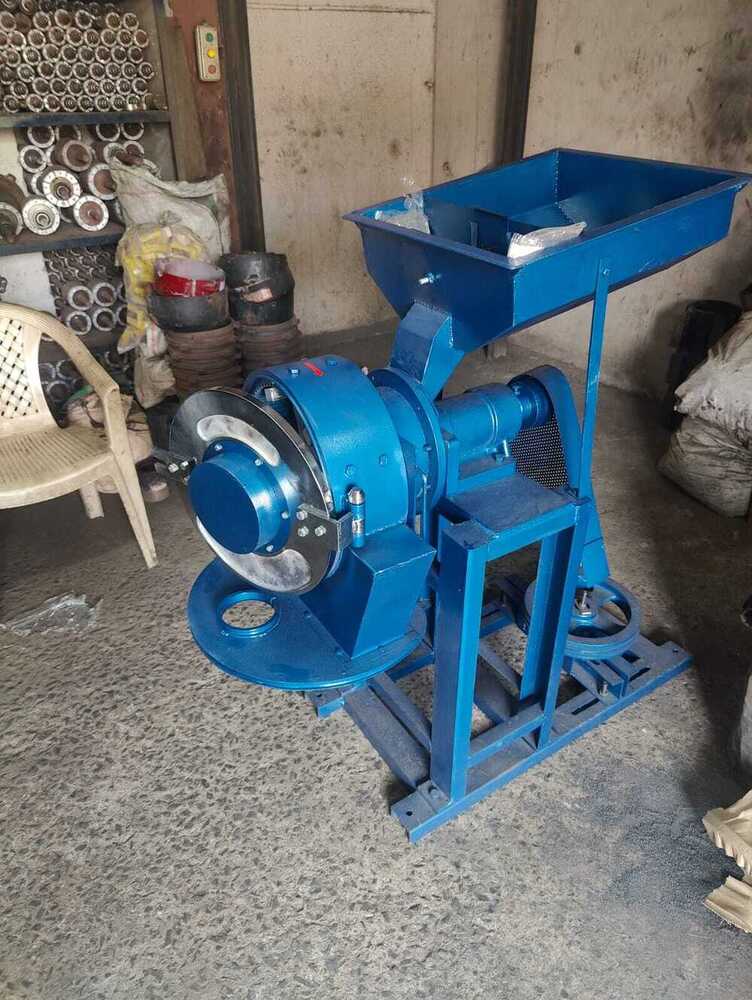 7.5 Hp Double Stage Pulverizer - 260 Kg, Mild Steel - Commercial Use, Blue Finish, Durable Performance
