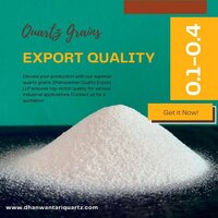 Quartz Grit - Quartz 0.1-0.4 Mm, White Irregular Grits, 99.5% Purity For Quartz Slab Production, Packaged In 25kg Bags