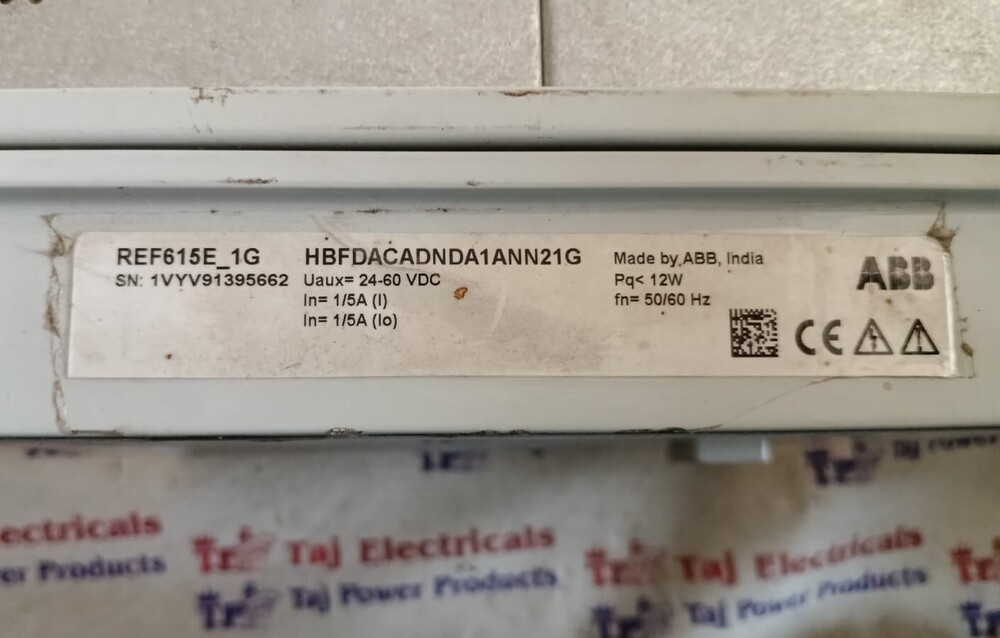 ABB REF615E_1G HBFDACADNDA1ANN21G PROTECTION RELAY