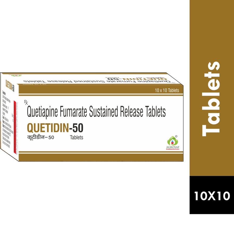 QUETIDIN 50 TABLET -Quetiapine (50mg)