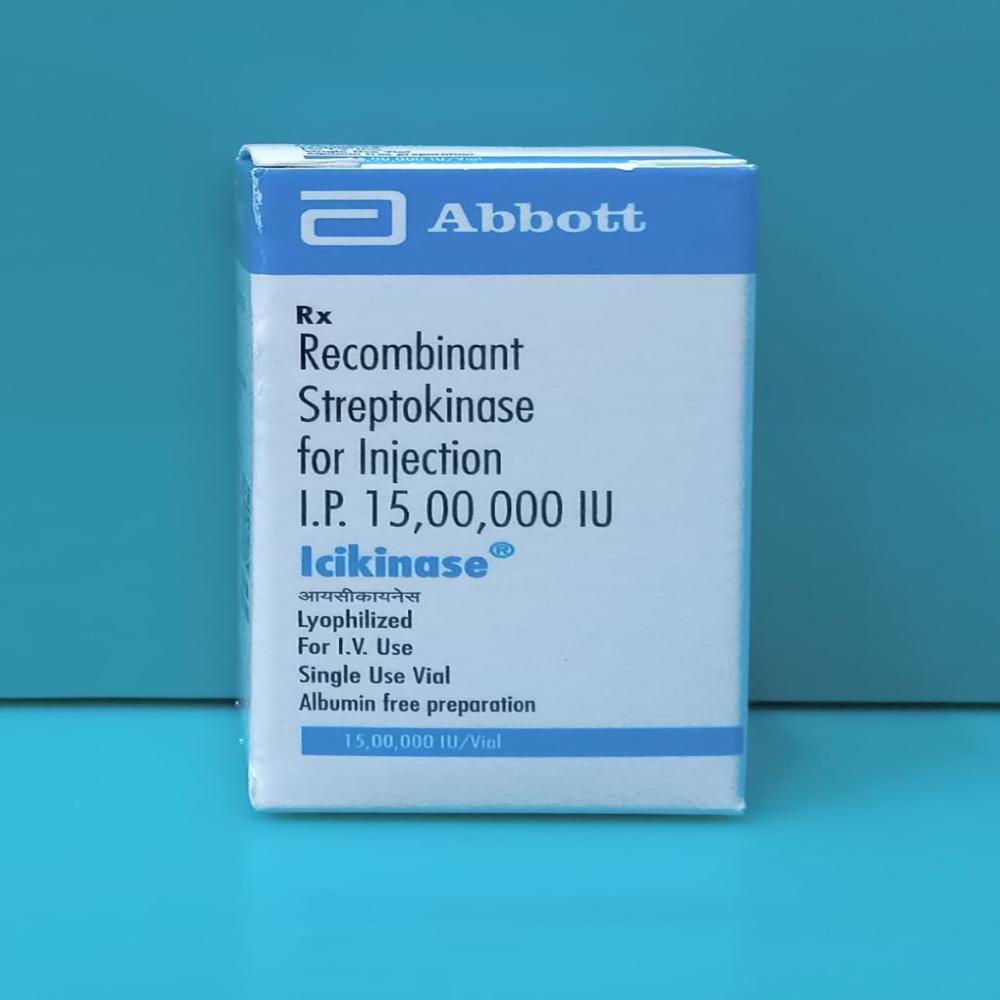 Icikinase Streptokinase Injection 1.5miu - Shelf Life: 12 Months