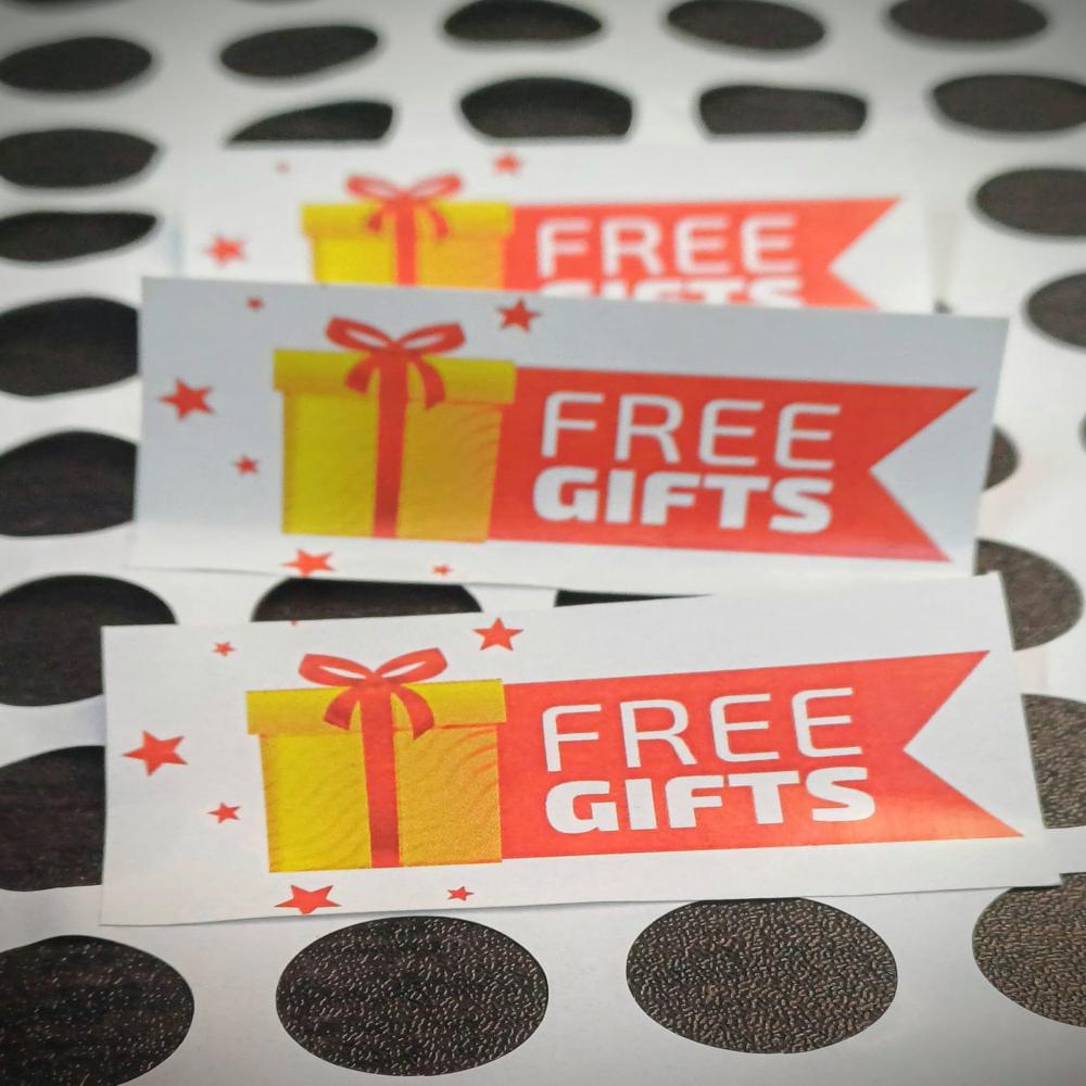 Gift Voucher Stickers