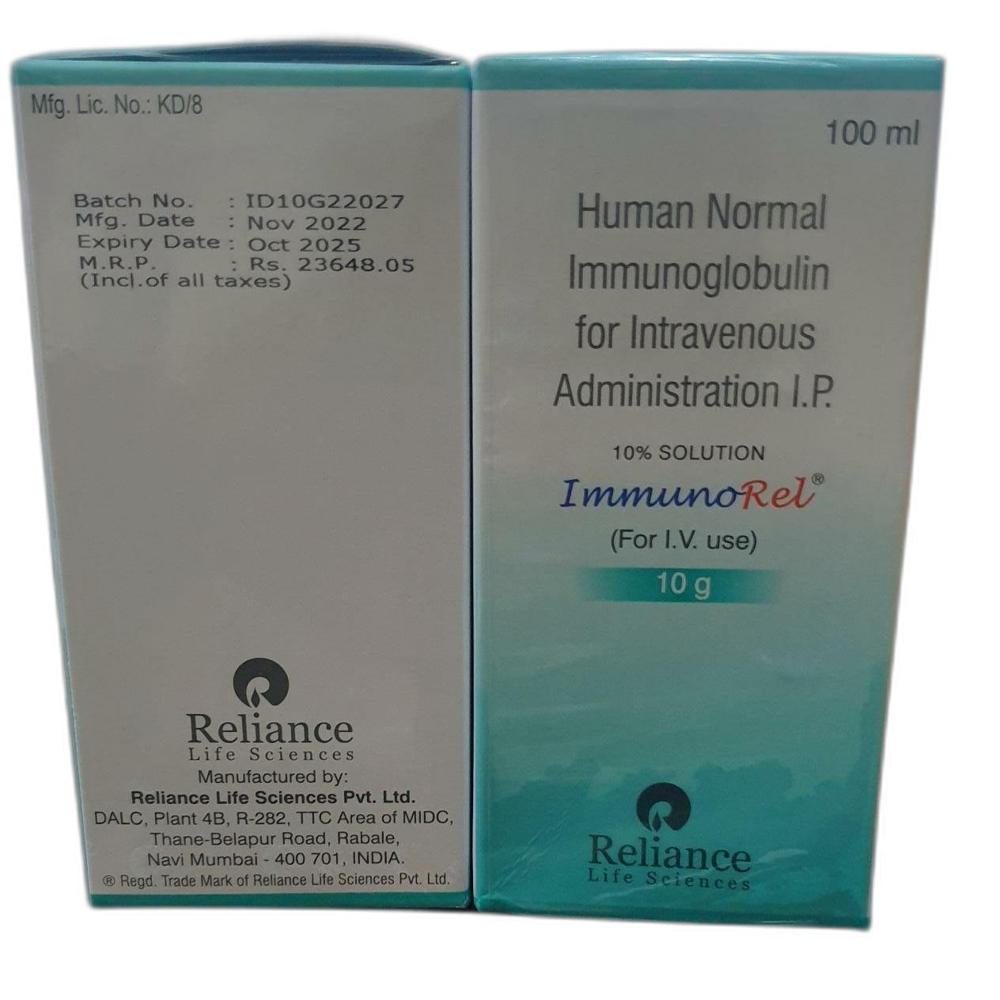 Immunorel Human Gamma Globulin Injection 10mg - Drug Type: General Medicines