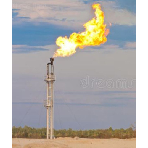 Flare Stack Chimney - Exhaust Capacity: 1000 Cubic Meter Per Hour (M3/h)