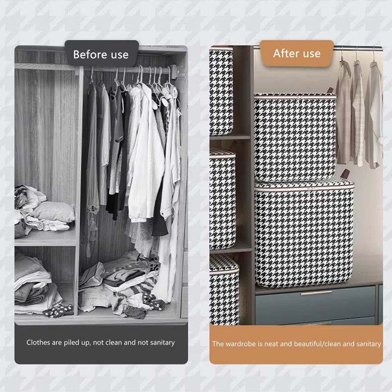 Foldable Quilt Storage Bag - Capacity: 180 Ltr