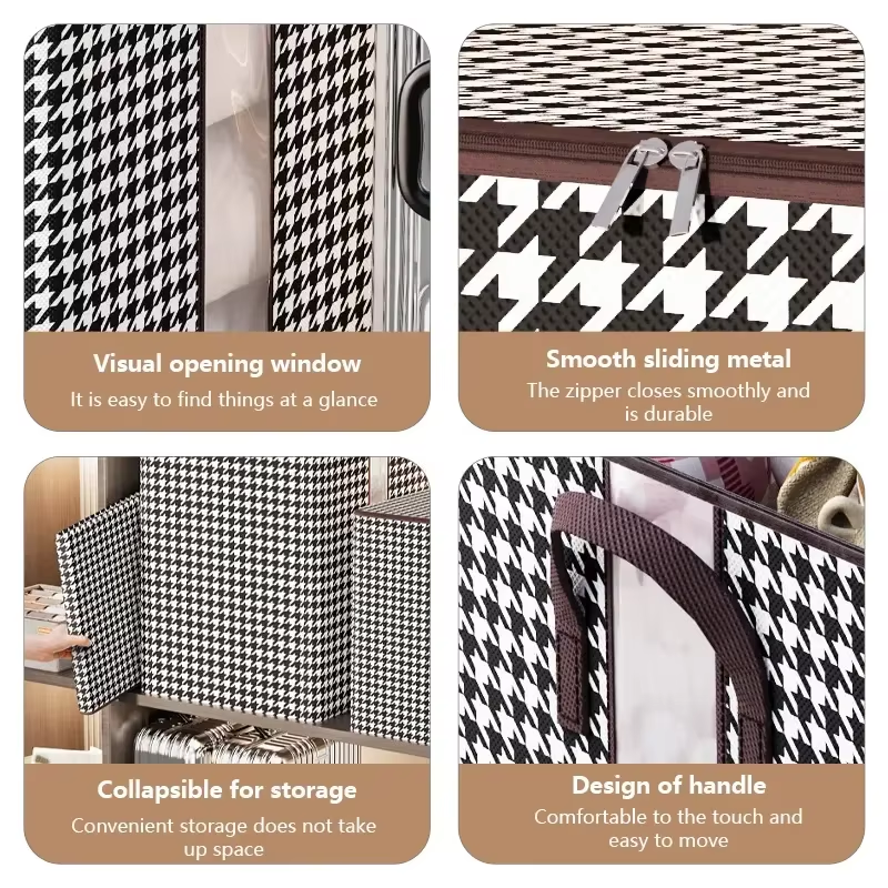 FOLDABLE QUILT STORAGE BAG