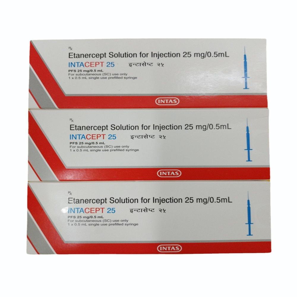 Intacept Etanercept Injection 25 mg