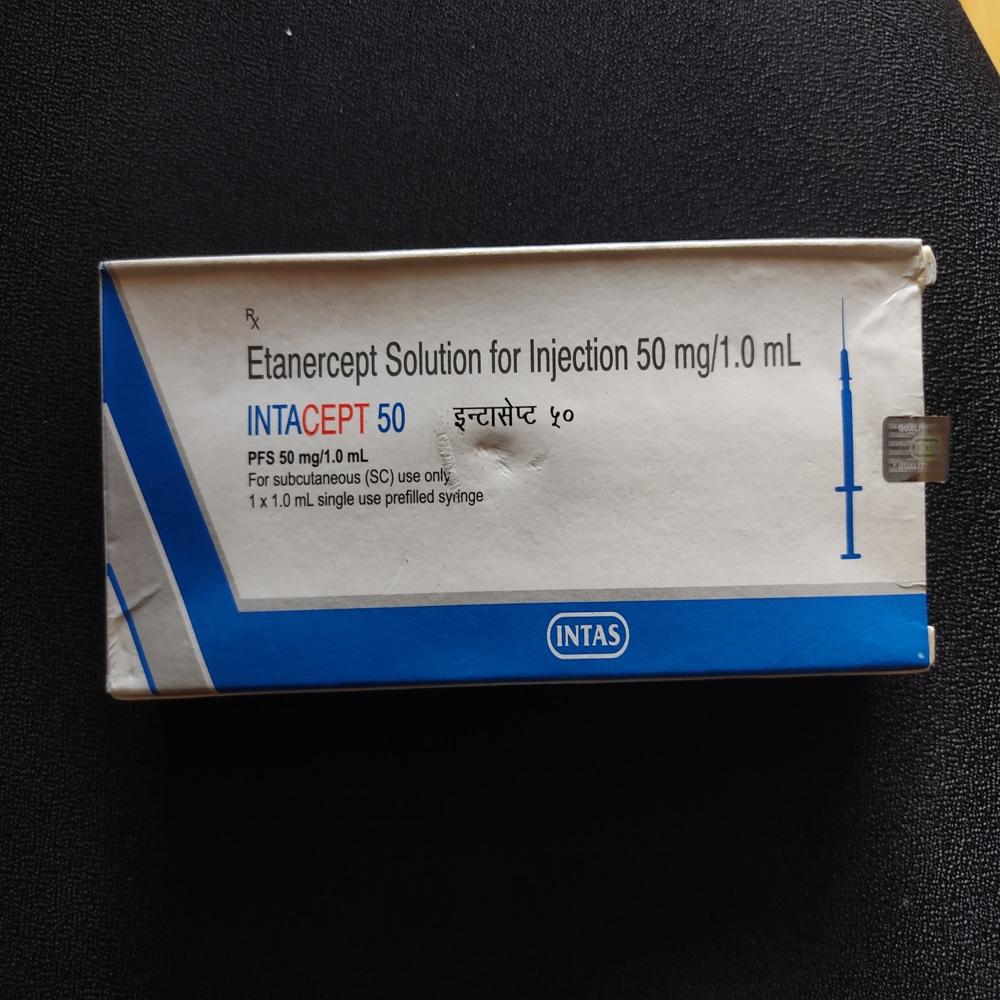 Intacept Etanercept Injection 50 mg