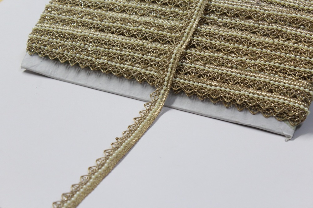 Golden, Embroidery Lace