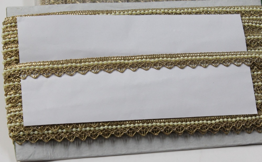 Golden, Embroidery Lace