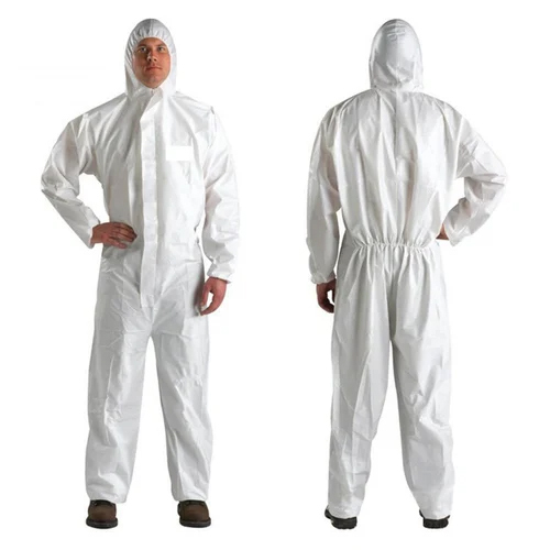 Polyester Painting Protective Clothing - Color: White