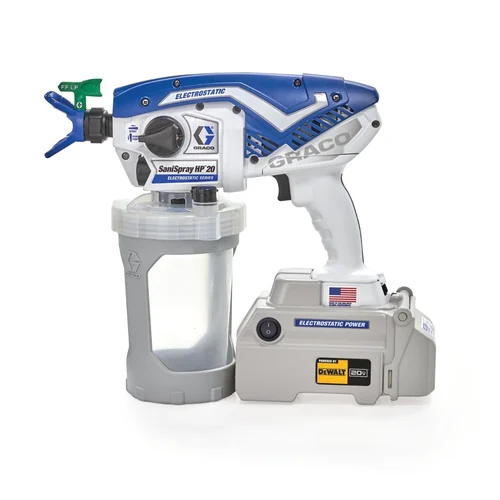 Graco Hp 20 Electrostatic Cordless Handheld Airless Disinfectant Sprayer - Attributes: Durable