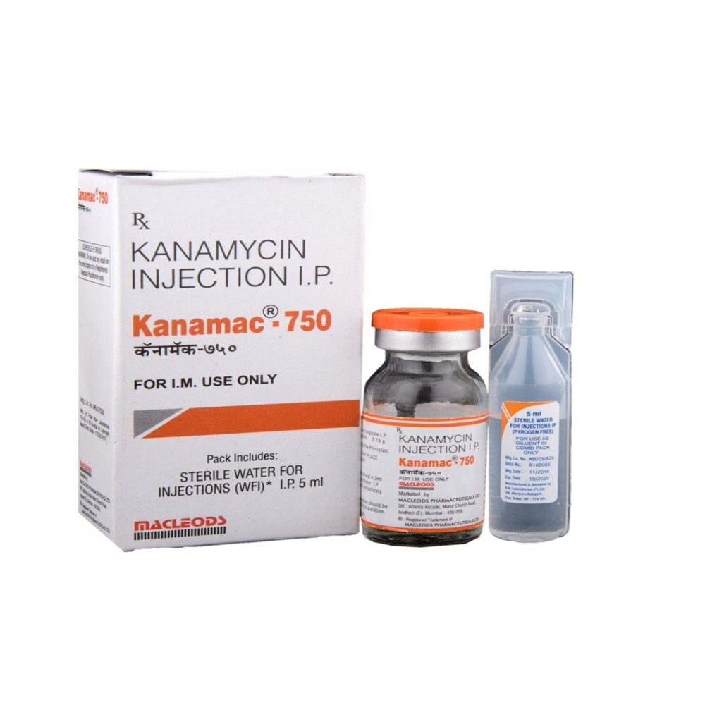 Kanamac Kanamycin Injection 750mg