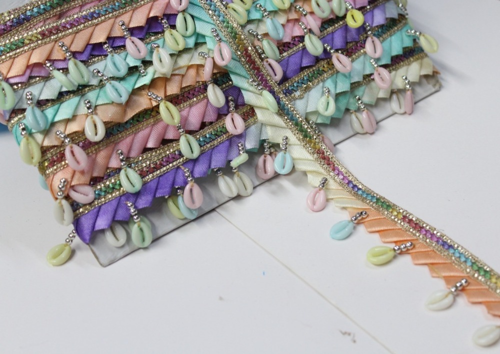 Multi Colour kodi Lace