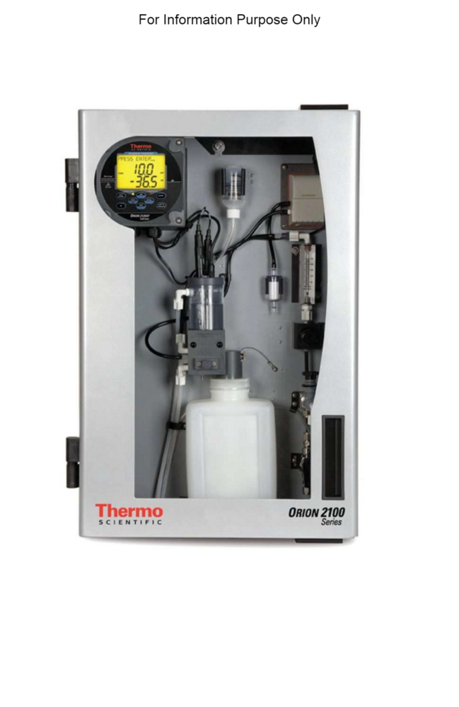 Thermo Fisher Orion 2230xp Silica Analyzer Maintenance And Consumables