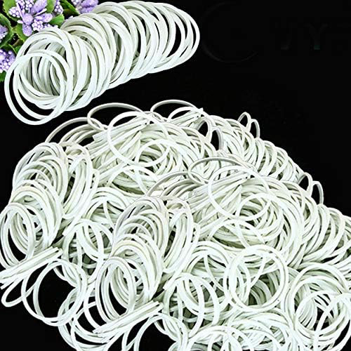 Pure White Rubber Band