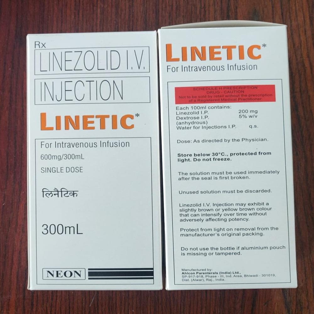 Linetic Linezolid 600mg Infusion