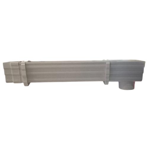 White Rain Water Gutters - Material: Pvc